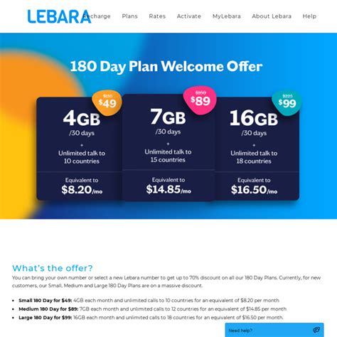 lebara offers for existing customers.